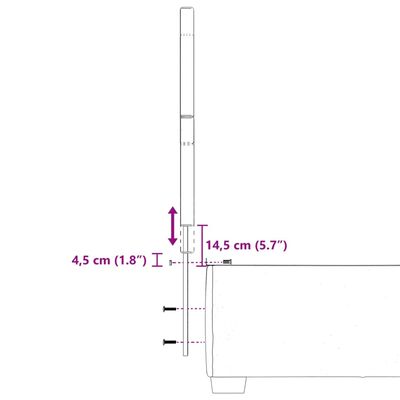 vidaXL Pat box spring cu saltea, gri închis, 90x190 cm, catifea