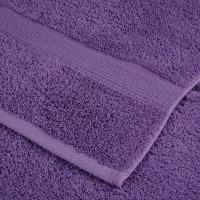 vidaXL Prosoape oaspeți premium SOLUND 4 buc violet 30x50 cm 600 gsm