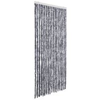 vidaXL Perdea pentru insecte, argintiu, 56x185 cm, Chenille