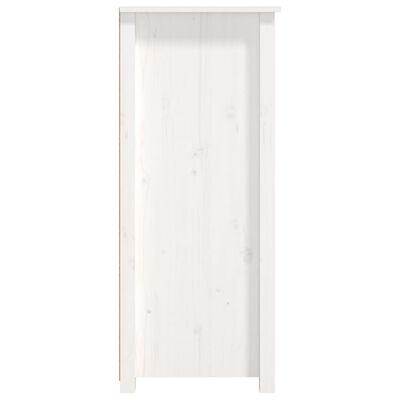 vidaXL Servantă, alb, 83x41,5x100 cm, lemn masiv de pin