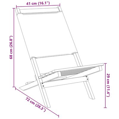 vidaXL Scaune de grădină 2 buc., alb crem, lemn masiv acacia și textil