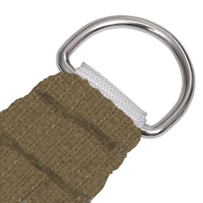 vidaXL Pânză parasolar, gri taupe, 3x4x5 m, HDPE, 160 g/m²