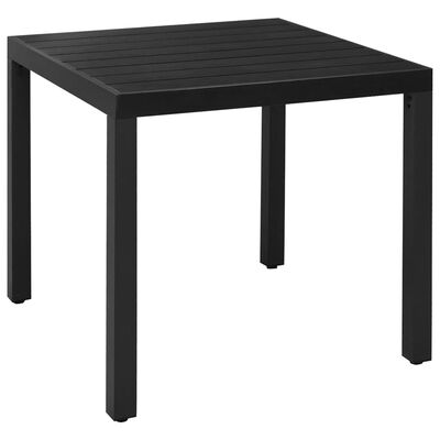 vidaXL Set mobilier de grădină, 3 piese, negru