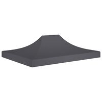 vidaXL Acoperiș pentru cort de petrecere, antracit, 4 x 3 m, 270 g/m²