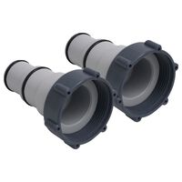 vidaXL Adaptor furtun pentru piscină, 2 buc., plastic