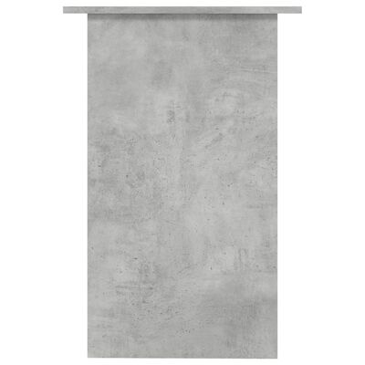 vidaXL Birou, gri beton, 90 x 50 x 74 cm, lemn prelucrat