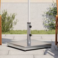 vidaXL Suport umbrelă pentru stâlpi Ø32/38/48 mm, 28 kg, pătrat