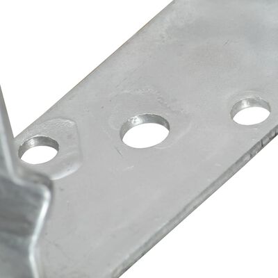 vidaXL Ancore de gard, 6 buc., argintiu, 12x6x15 cm, oțel galvanizat