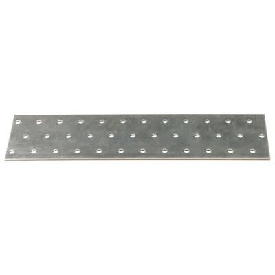 vidaXL Plăci perforate, 40 buc., 2 mm, 240x60 mm, oțel galvanizat