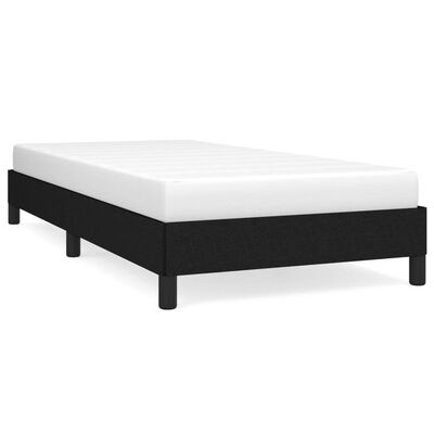 vidaXL Cadru de pat, negru, 100 x 200 cm, material textil