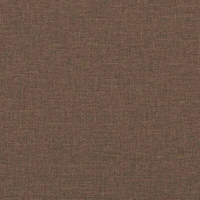 vidaXL Canapea cu 3 locuri, maro, 180 cm, material textil