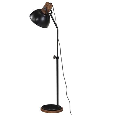 vidaXL Lampă de podea 25 W, negru, 30x30x100-150 cm, E27