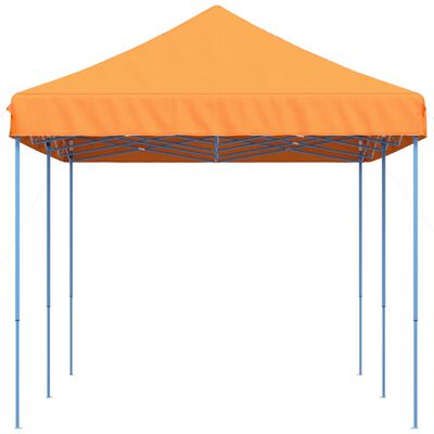 vidaXL Cort de petrecere pliabil Pop-Up, portocaliu, 580x292x315 cm