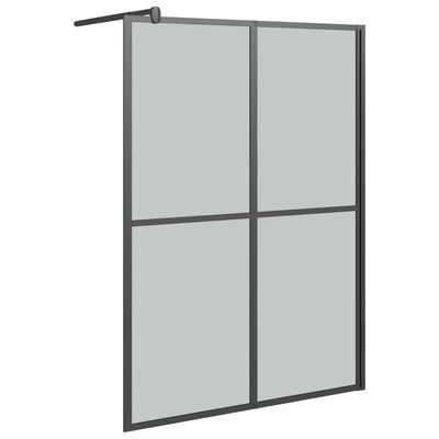 vidaXL Paravan duș walk-in, 140x195 cm, sticlă securizată închis