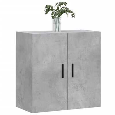 vidaXL Dulap de perete, gri beton, 60x31x60 cm, lemn compozit