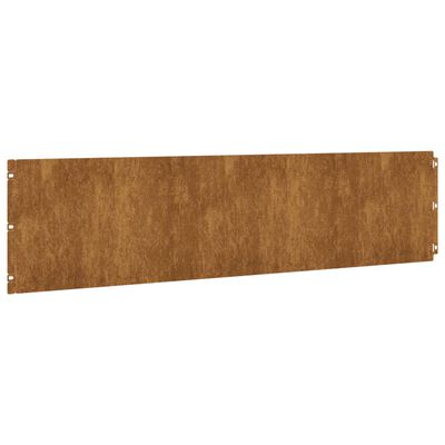 vidaXL Borduri de gazon 10 buc. 25x103 cm oțel Corten flexibil