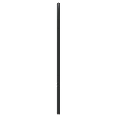 vidaXL Tăblie de pat metalică, negru, 75 cm