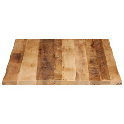 vidaXL Blat de masă contur organic 90x80x2,5 cm lemn masiv mango brut