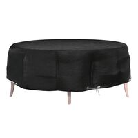 vidaXL Husă mobilier tip insulă, 8 ocheți, rotund, Ø188x50 cm