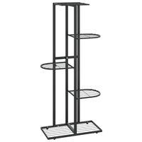 vidaXL Suport pentru flori cu 5 niveluri, negru, 43x22x98 cm, metal