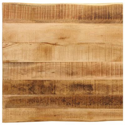 vidaXL Blat de masă contur organic 40x40x2,5 cm lemn masiv mango brut