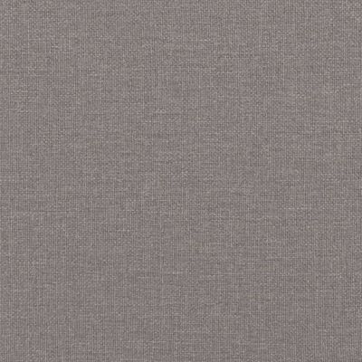 vidaXL Pat box spring cu saltea, gri taupe, 90x190 cm, textil