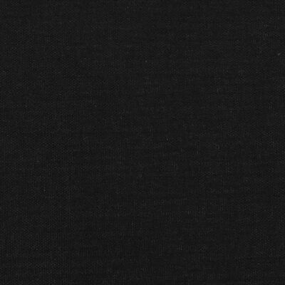 vidaXL Tăblie de pat, negru, 80x5x78/88 cm, textil