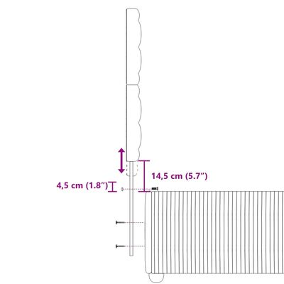 vidaXL Pat box spring cu saltea, albastru, 120x190 cm, catifea