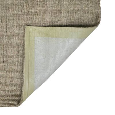 vidaXL Covor din sisal pentru stâlp de zgâriat, gri taupe, 80x300 cm