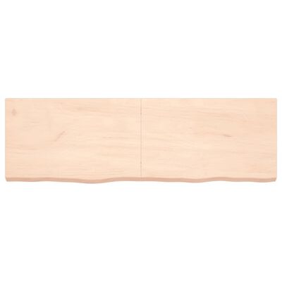 vidaXL Blat de baie, 160x50x(2-6) cm, lemn masiv netratat