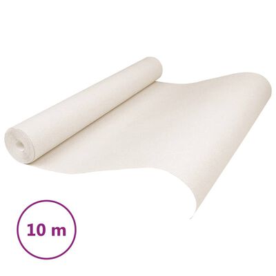 vidaXL Tapet 3D, culoare uni crem, 10x0,53 m, nețesut