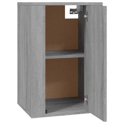 vidaXL Dulapuri TV montate pe perete 2 buc. gri sonoma 40x34,5x60 cm