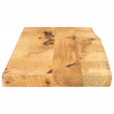 vidaXL Blat de masă margine naturală, 80x40x2,5 cm, lemn masiv mango