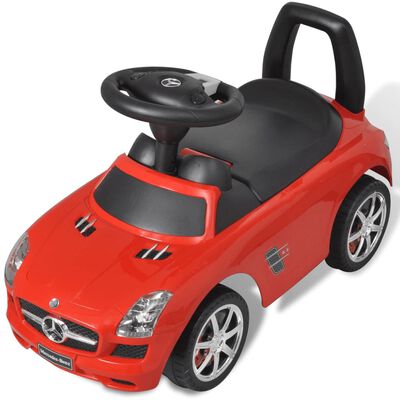 vidaXL Mașină pentru copii fără pedale Roșu