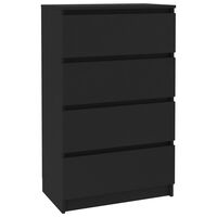 vidaXL dulap, negru, 60x35x98,5 cm, lemn compozit