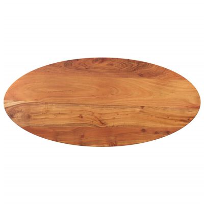 vidaXL Blat de masă oval, 80x40x2,5 cm, lemn masiv de acacia