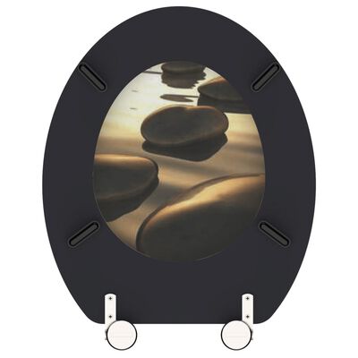 SCHÜTTE Scaun de toaletă „SEA STONE”, MDF