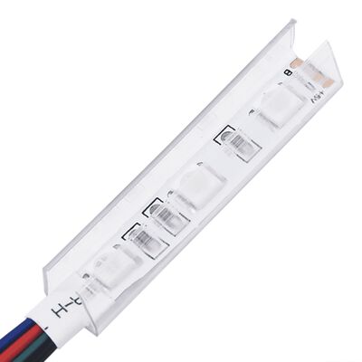 vidaXL Tăblie de pat cu LED, gri, 200x5x78/88 cm, piele ecologică