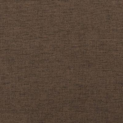 vidaXL Taburet, maro, 60x60x36 cm, material textil