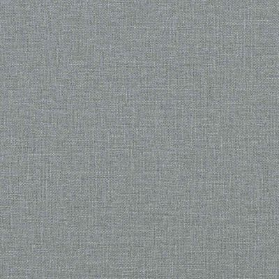 vidaXL Pat continental, gri deschis, 140x200 cm, material textil