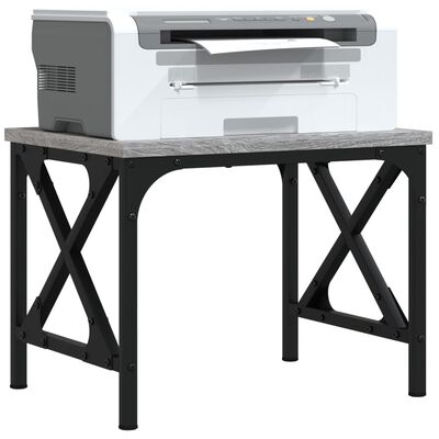 vidaXL Suport imprimantă, gri sonoma, 40x30x31 cm, lemn prelucrat