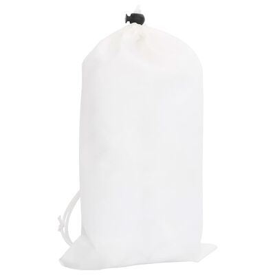 vidaXL Plasă de camuflaj cu geantă de depozitare, alb, 618x512 cm