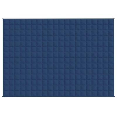 vidaXL Pătură grea, albastru, 140x200 cm, 10 kg, material textil