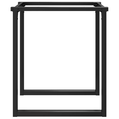 vidaXL Picioare Măsuță de cafea O-Frame 70x70x73 cm Fontă