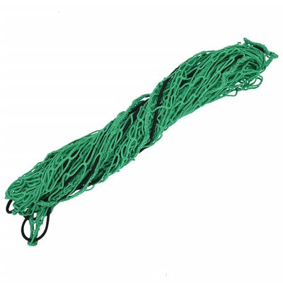 vidaXL Plasă de remorcă cu funie elastică, verde, 2,2x1,5 m, PP