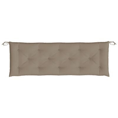 vidaXL Pernă bancă de grădină, gri taupe, 150x50x7 cm, material oxford