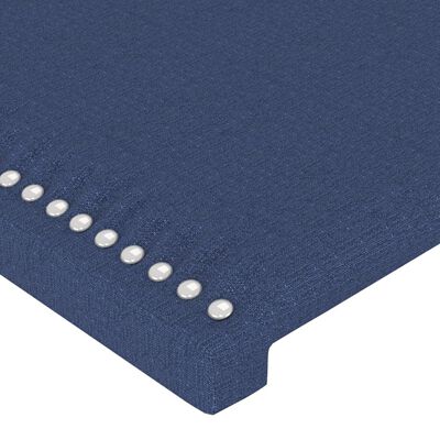 vidaXL Tăblii de pat, 4 buc, albastru, 72x5x78/88 cm, textil