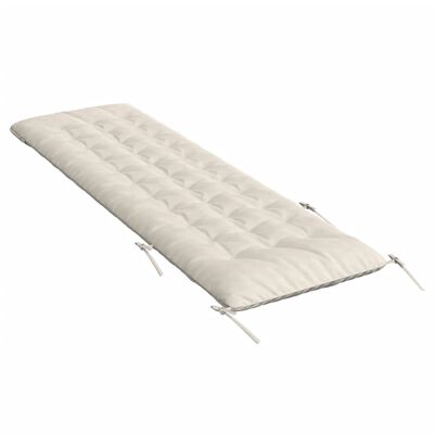 vidaXL Pernă șezlong, crem, 160x50x10 cm, piele întoarsă artificială