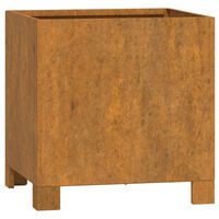 vidaXL Jardinieră cu picioare, ruginiu, 32x30x33 cm, oțel corten