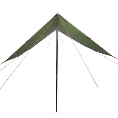 vidaXL Prelată de camping, verde, 430x380x210 cm, impermeabilă